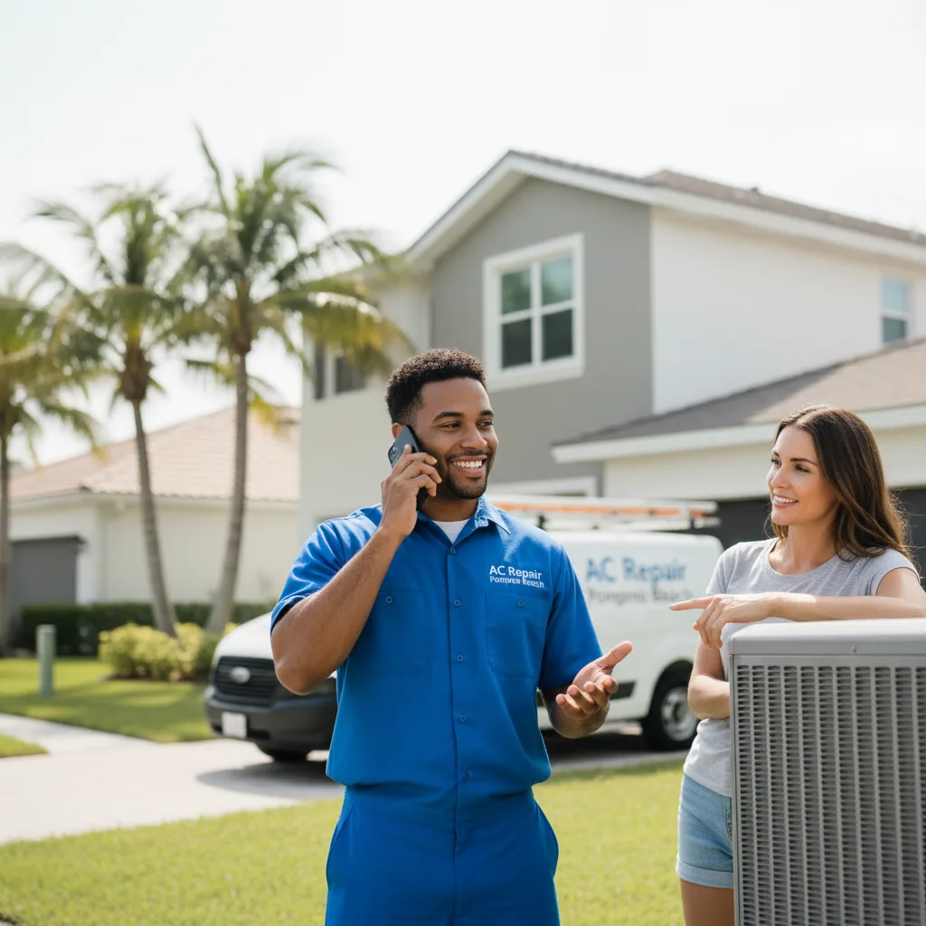 AC Repair Pompano Beach customer support in Fort Pierce